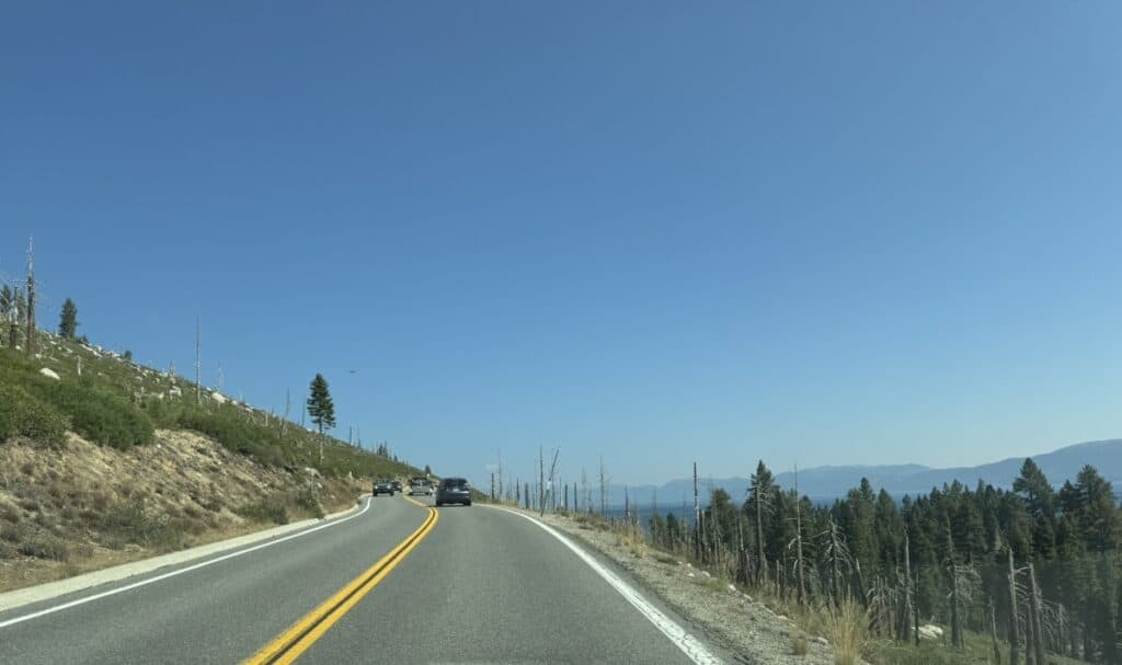 Drive around Lake Tahoe