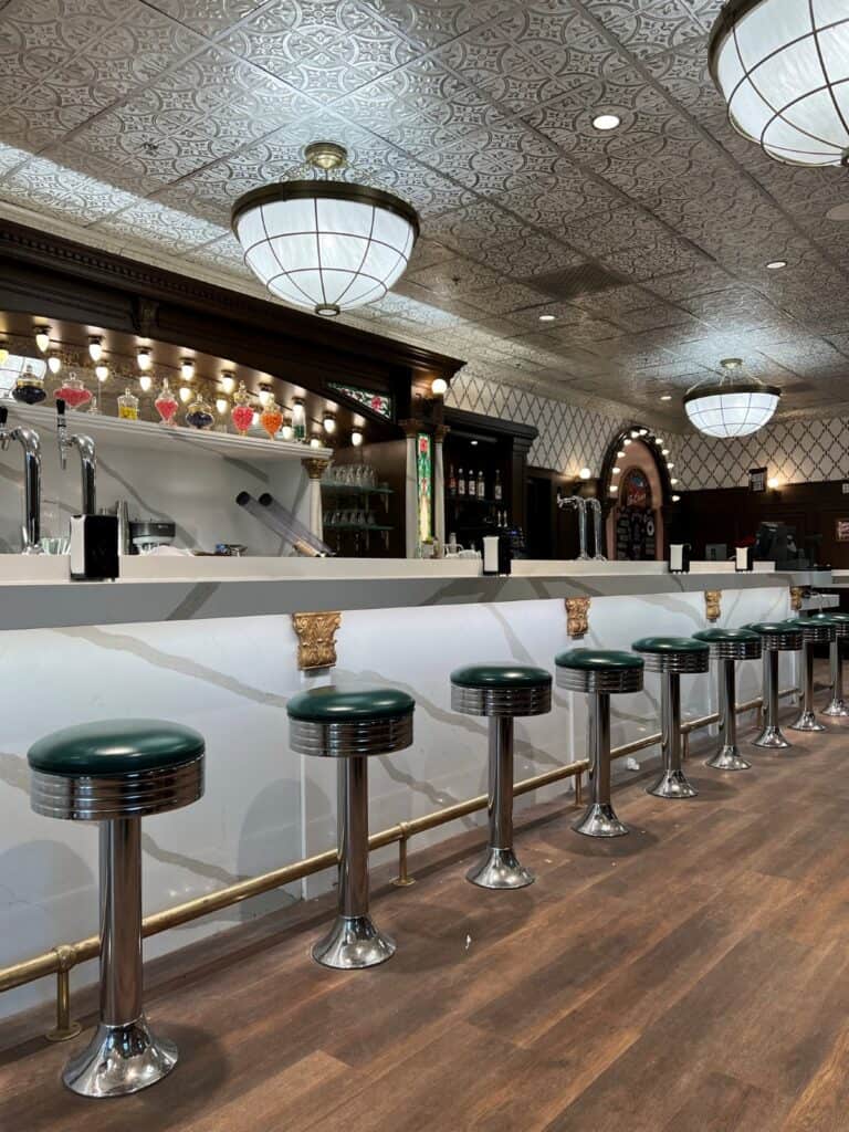 Old Fashioned Ice Cream parlor at Death Valley