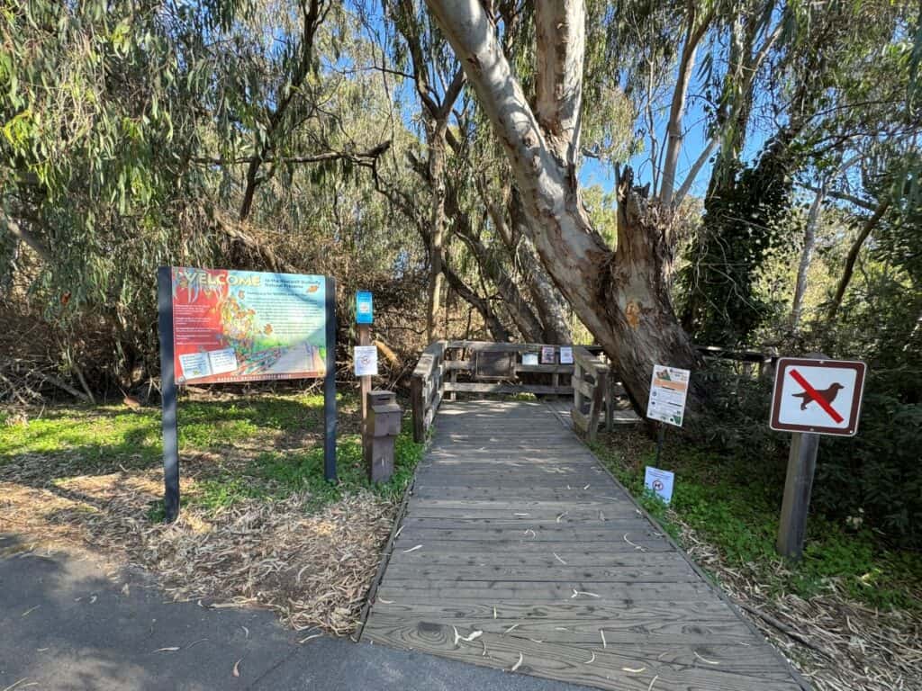 Natural Bridges Monarch Trailhead