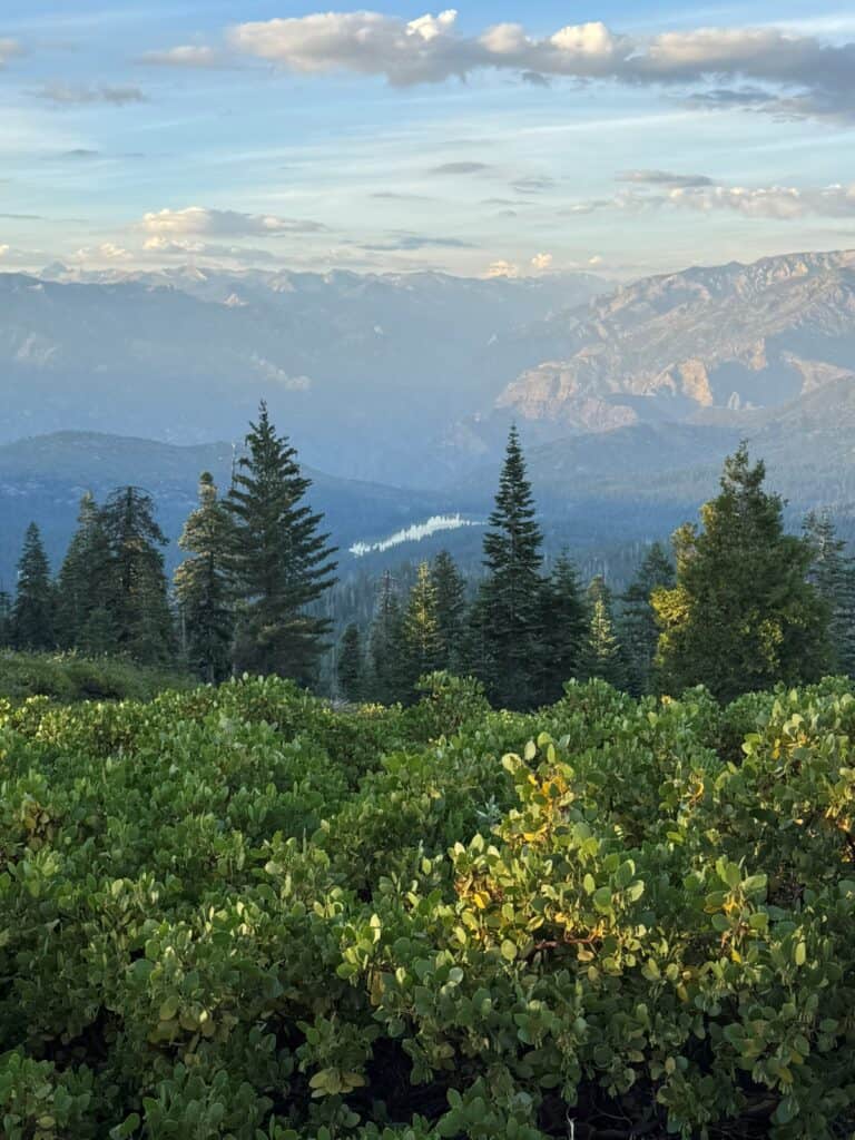 View of Hume Lake and Kings Canyon from Panoramic Point