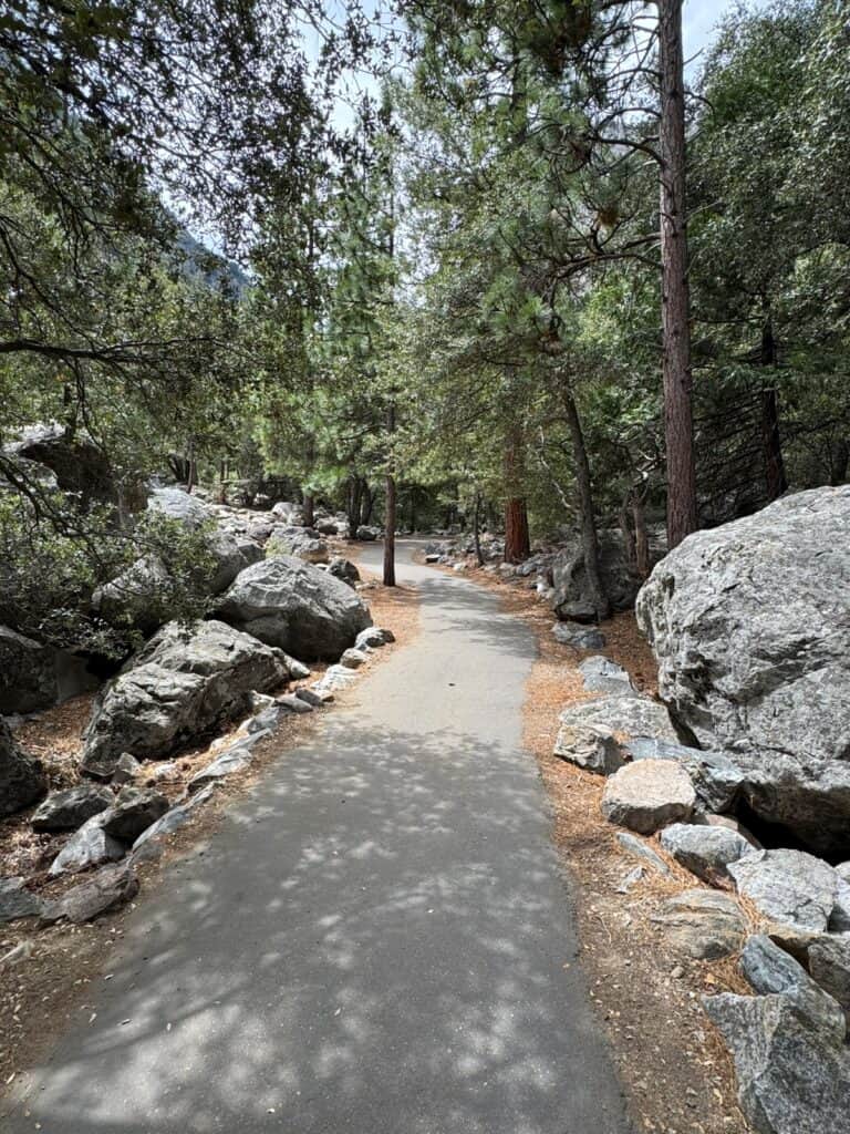 Roaring River falls trail