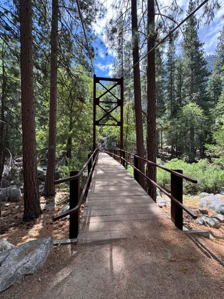 Bridge on Zumwalt Meadow trail
