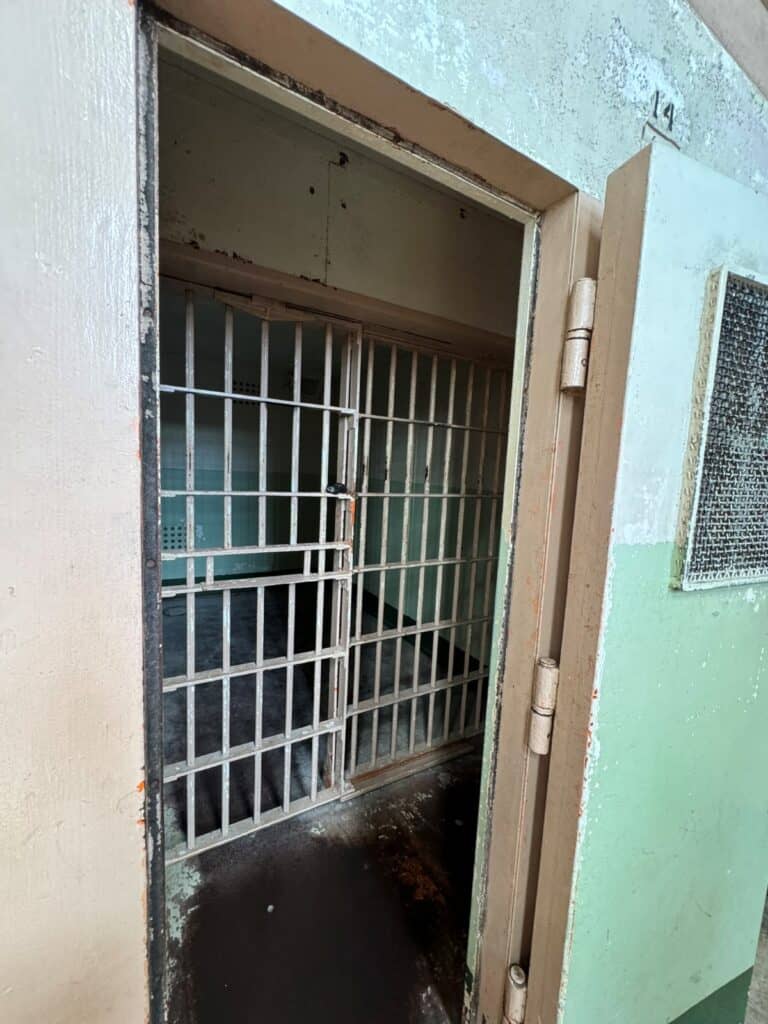 Prison cells in the Alcatraz Cellhouse building
